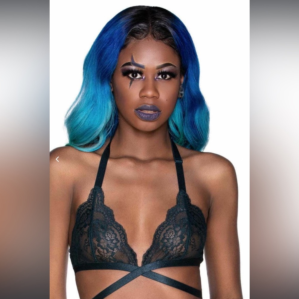 Killstar “She’s Deadly” Lace Bralet [EMERALD]